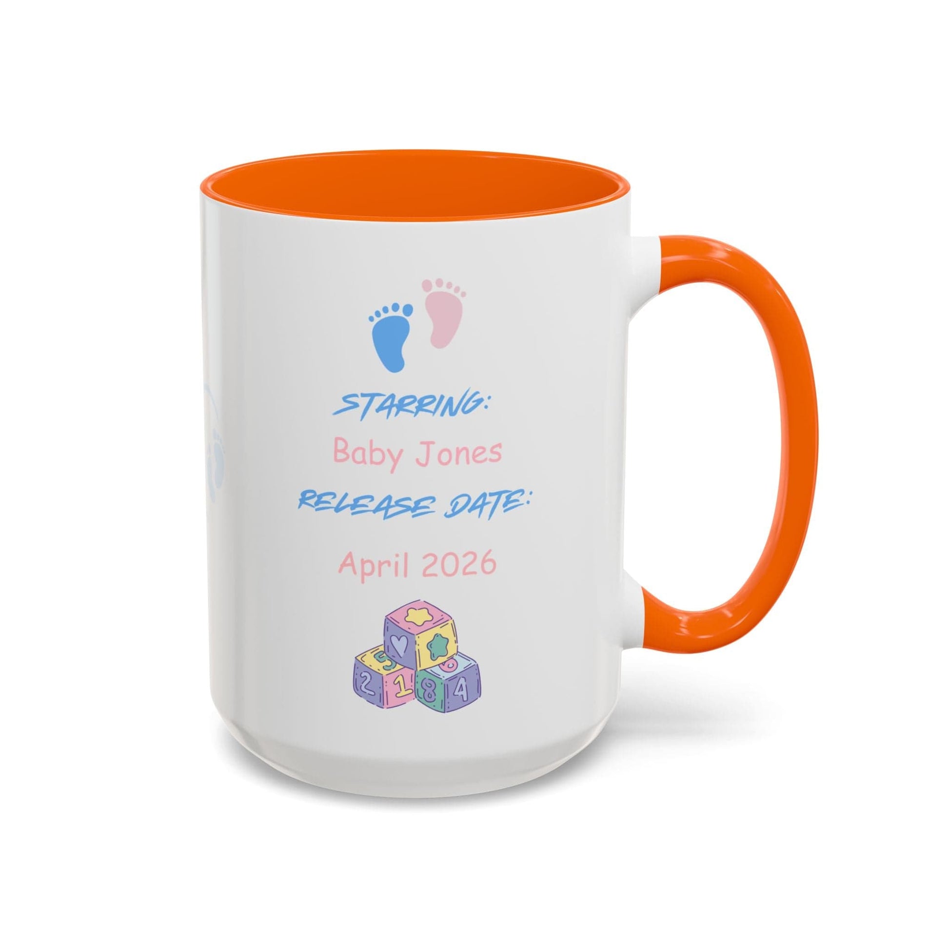 Parent Coffee Mug, Custom Baby Announcement Gift, Starring Baby, Due Date Mug, Pregnancy Announcement Cup