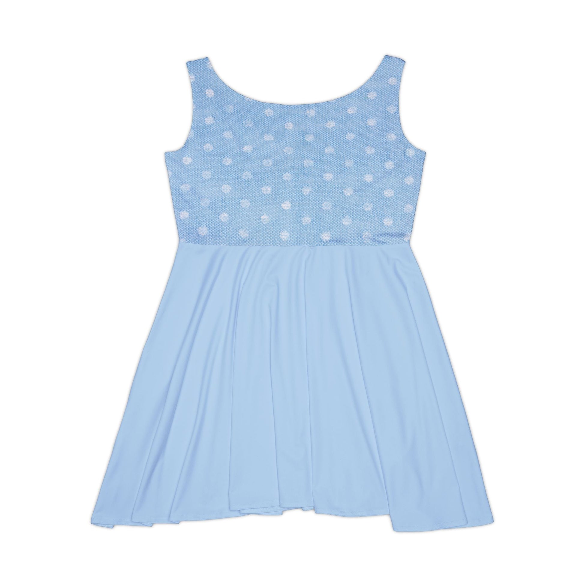 Printify All Over Prints Women's Polka Dot Skater Dress, Casual Summer Dress, Party Dress, Beach Dress, Girly Dress, Everyday Wear