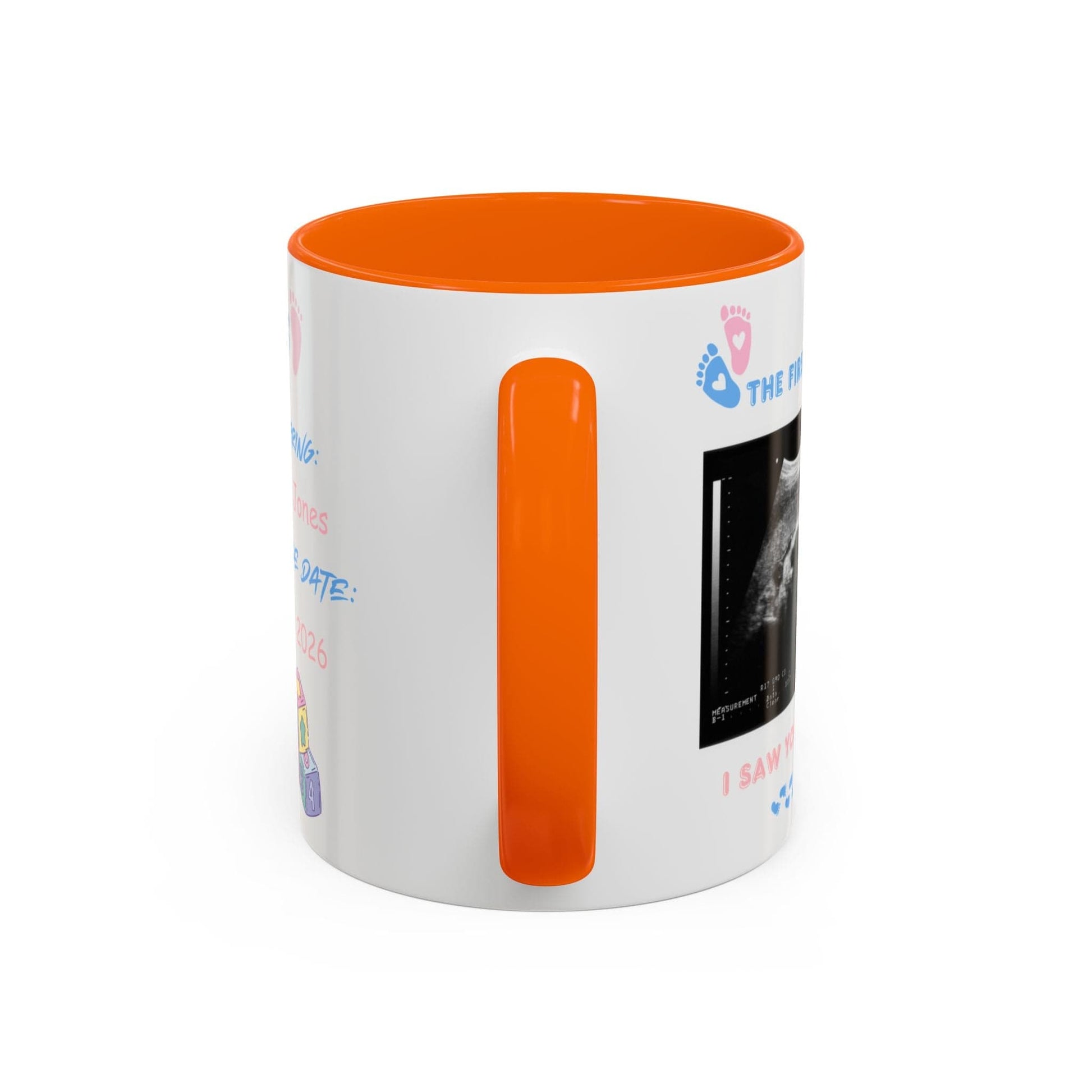 Printify Mug Parent Coffee Mug, Custom Baby Announcement Gift, Starring Baby, Due Date Mug, Pregnancy Announcement Cup