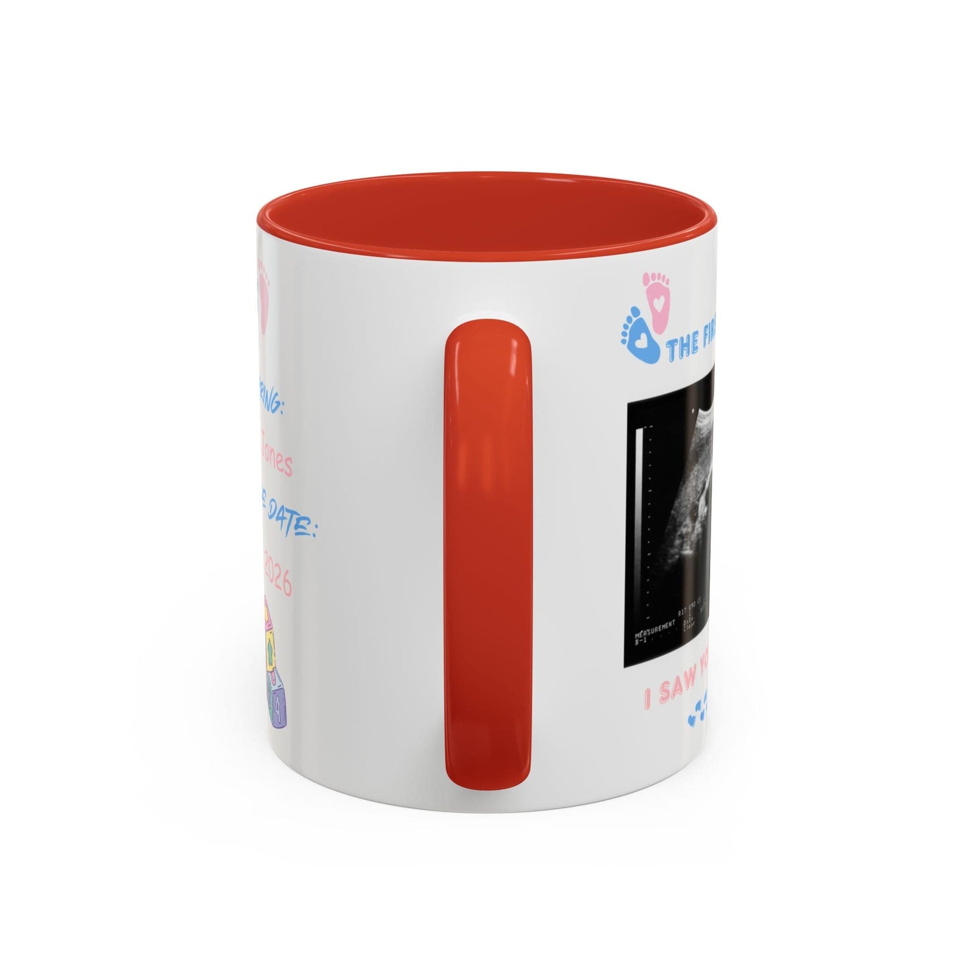 Printify Mug Parent Coffee Mug, Custom Baby Announcement Gift, Starring Baby, Due Date Mug, Pregnancy Announcement Cup
