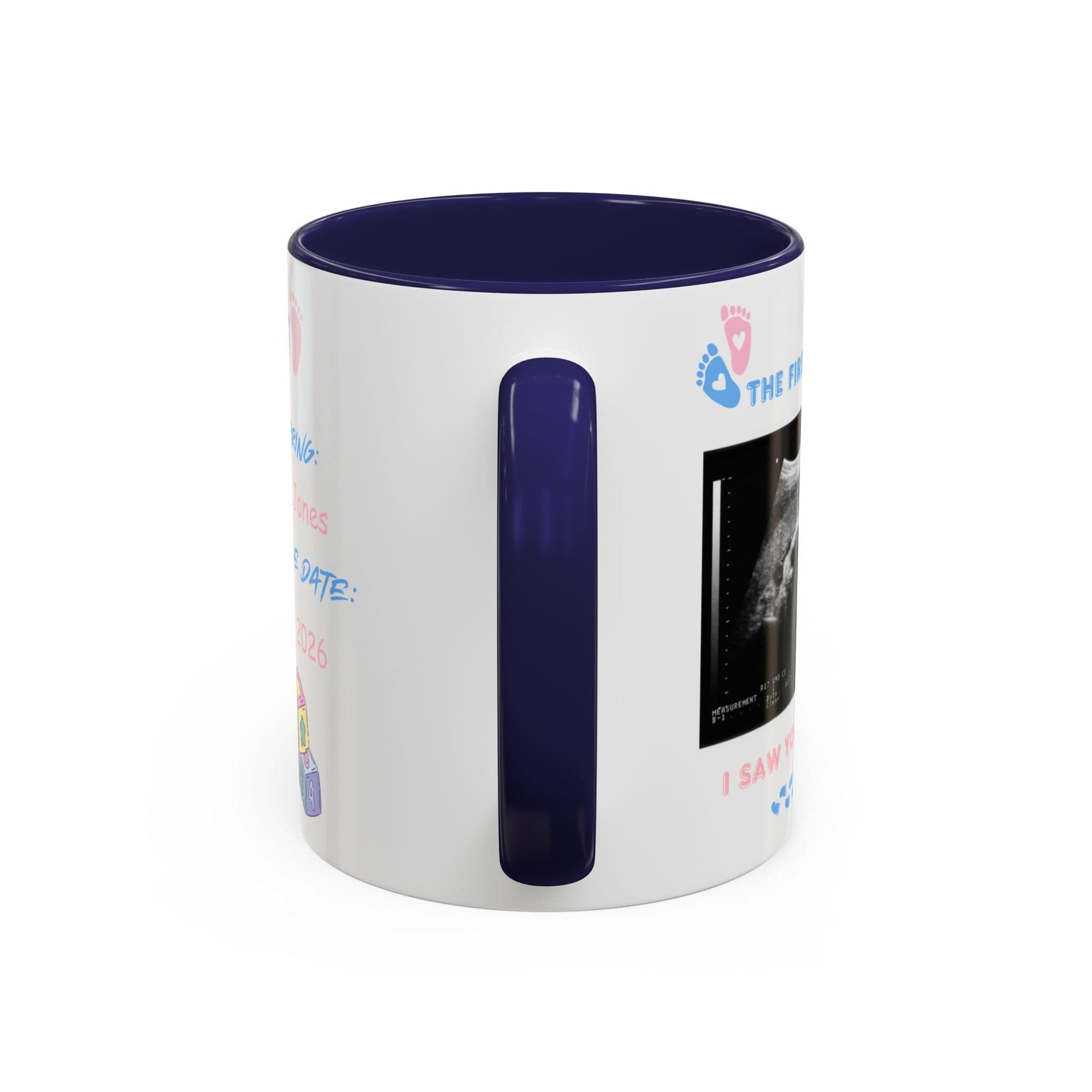 Printify Mug Parent Coffee Mug, Custom Baby Announcement Gift, Starring Baby, Due Date Mug, Pregnancy Announcement Cup